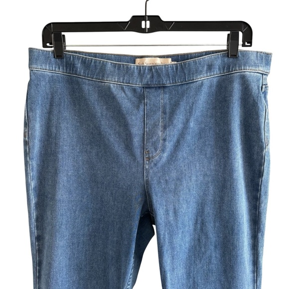 Soft Surroundings Ultimate Denim Pull-On Slim Leg Jeans Size XL Casual Stretch - Picture 2 of 16